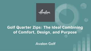 Golf Quarter Zips_ The Ideal Combining of Comfort, Design, and Purpose