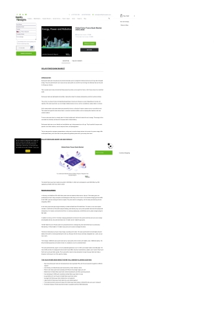 Solar Power Bank Market