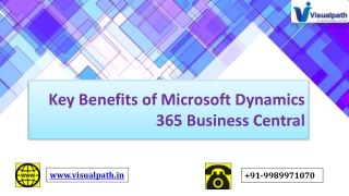 Dynamics 365 Business Central Training - Hyderabad