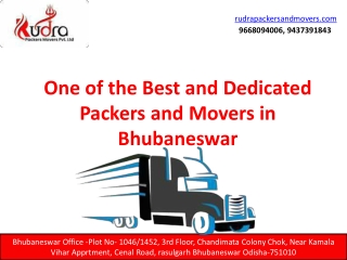 Packers and movers in Bhubaneswar
