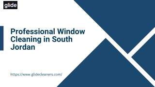 Professional Window Cleaning in South Jordan