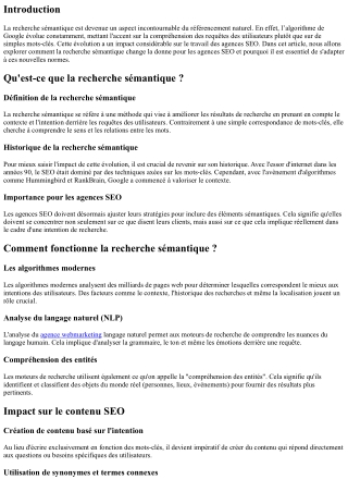 Comment la recherche sémantique change la donne pour les agences seo ?