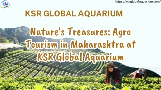 Nature's Treasures Agro Tourism in Maharashtra at KSR Global Aquarium