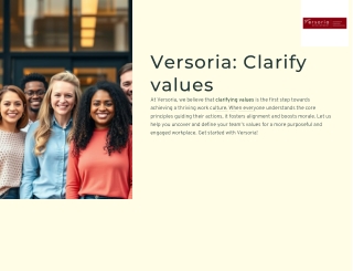 Clarify Values