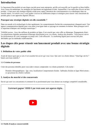 Comment réussir son lancement produit avec une bonne stratégie digitale ?