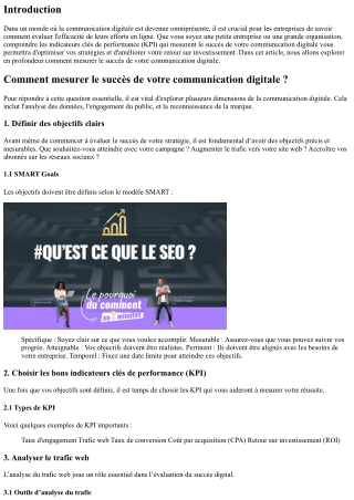 Comment mesurer le succès de votre communication digitale ?