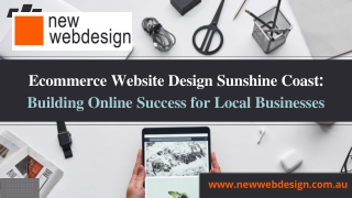 E-Commerce Website Design Sunshine Coast