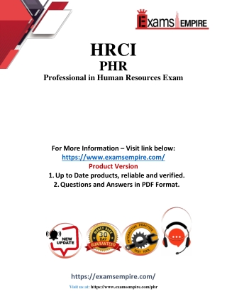 PHR Questions and Answers pdf dumps