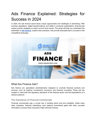 Ads Finance Explained_ Strategies for Success in 2024