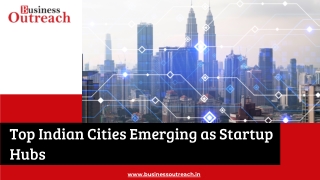 Top Indian Cities Emerging as Startup Hubs