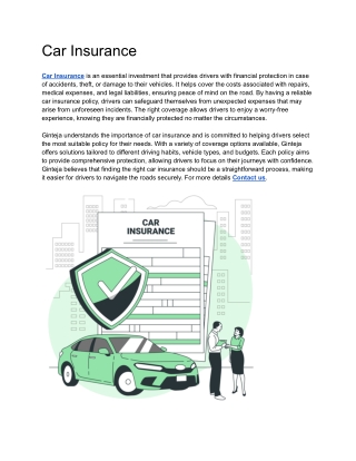 Car Insurance