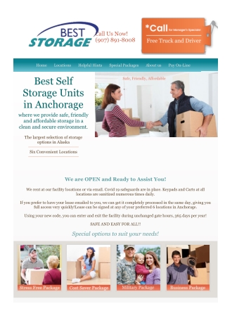 Top Rated Storage Alaska | Secure Self Storage in Anchorage, AK