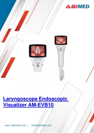 Laryngoscope-Endoscopic-Visualizer-AM-EVB10