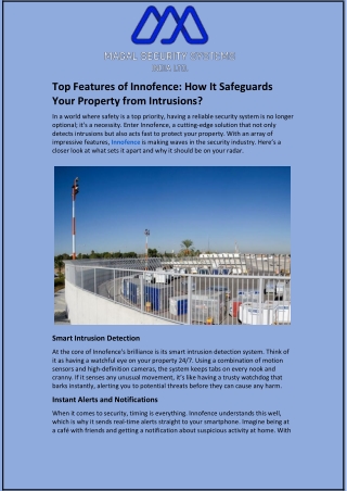 Top Features of Innofence and How It Safeguards Your Property from Intrusions
