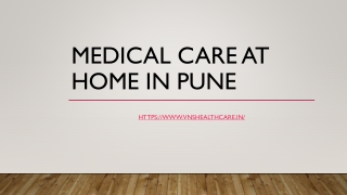 Medical Care At Home In Pune