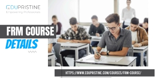 Helping Your Finance Career Take Off with EduPristine's FRM Course