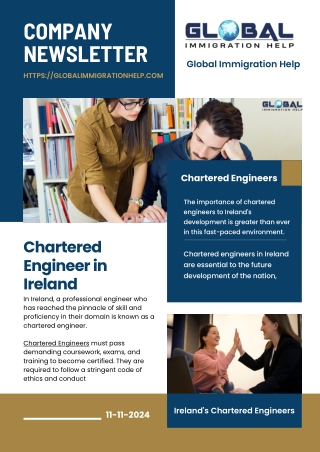 The Contribution of Chartered Engineers to Ireland's Growth