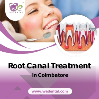 Root Canal Treatment in Coimbatore at We Dental