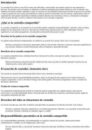 Aprender a Ceder: Clave para Resolver Conflictos por Custodia