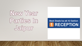 New Year Parties In Jaipur