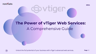 The Power of vTiger Web Services: A Comprehensive Guide