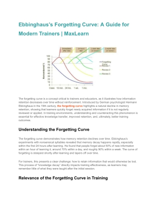 Ebbinghaus’s Forgetting Curve_ A Guide for Modern Trainers _ MaxLearn