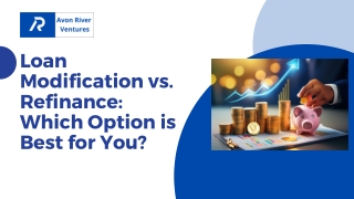 Loan Modification vs. Refinance Which Option is Best for You