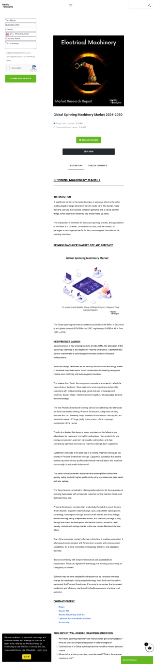 Advancements in Spinning Machinery: Transforming the Global Textile Industry