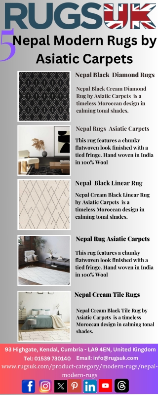 Nepal Modern Rugs by Asiatic Carpets