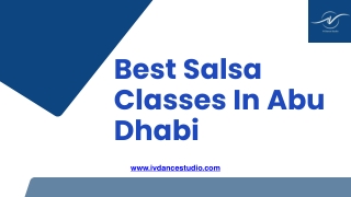 Get the Best Salsa Classes in Abu Dhabi for All Skill Levels