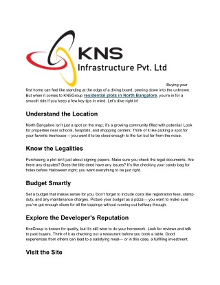 Residential plots in north bangalore