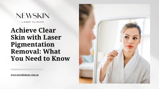 Brighten Your Skin: All About Laser Pigmentation Removal Treatment
