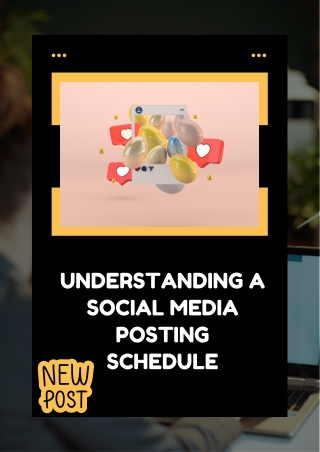 Understanding a Social Media Posting Schedule