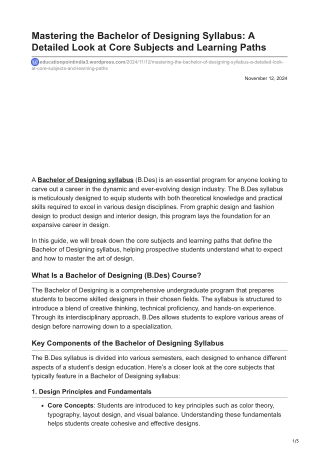 educationpointindia3.wordpress.com-Mastering the Bachelor of Designing Syllabus A Detailed Look at Core Subjects and Lea