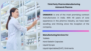 Third Party Pharma Medicine Manufacturing Company
