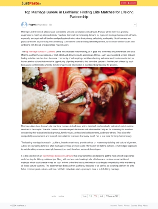 Top Marriage Bureau in Ludhiana: Finding Elite Matches for Lifelong Partnership