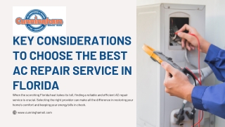 Key Tips To Find the Best AC Repair Service in Florida