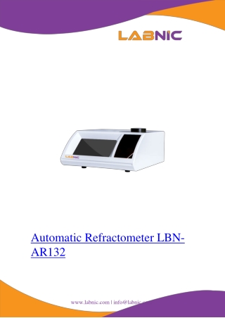 Automatic-Refractometer-LBN-AR132