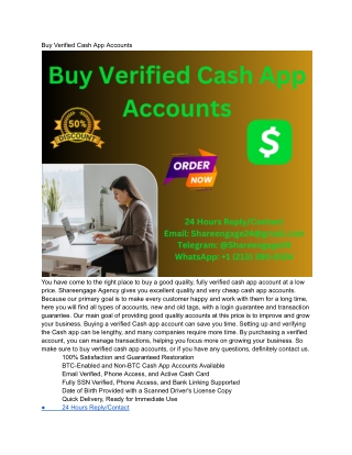 Buy Verified Cash App Accounts