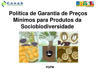 Política de Garantia de Preços Mínimos para Produtos da Sociobiodiversidade