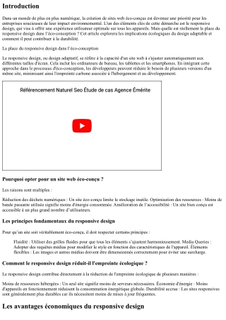 La place du responsive design dans l’éco-conception