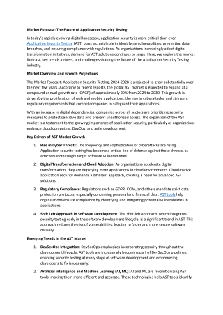 The Future of Application Security Testing