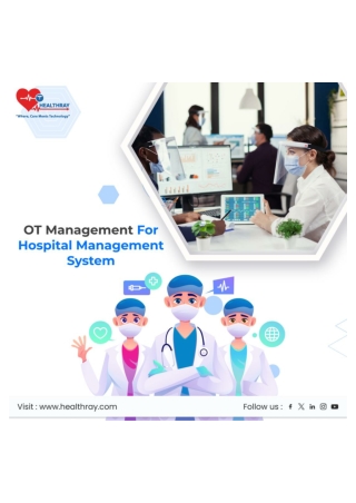 OT Management For Hospital Management System - Healthray