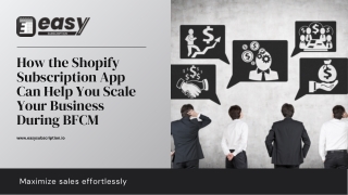 How the Shopify Subscription App Can Help You Scale Your Business During BFCM