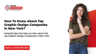 How To Know About Top Graphic Design Companies in New York?