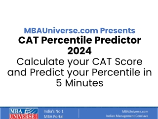 CAT Percentile Predictor 2024: Calculate CAT Score, Percentile