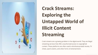 crack streams
