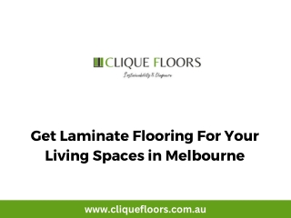 Get Laminate Flooring For Your Living Spaces in Melbourne