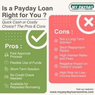 Is a Payday Loan Right for You? Weigh the Pros and Cons!