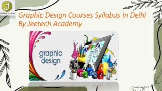 Graphic Design Courses Syllabus In Delhi